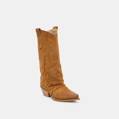 Sammy Boots Chestnut Suede