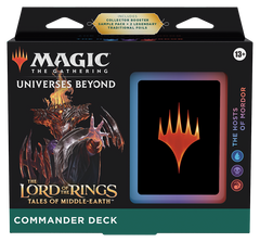 MTG The Lord of the Rings: Tales of Middle-earth - Commander Deck - The Hosts of Mordor + Collector Booster Sample Pack