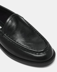 Drayce Black Leather