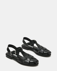 Fisk Black Leather