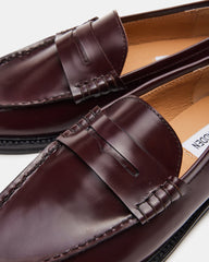 Madison Burgundy Box Leather