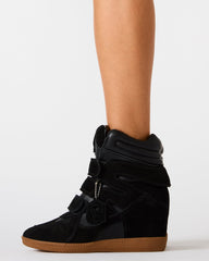 Mavis Black Suede