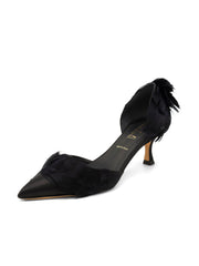 Sofia D'Orsay Feather Heel