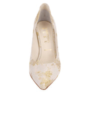 Stella Pointed Toe Pump Brocade
