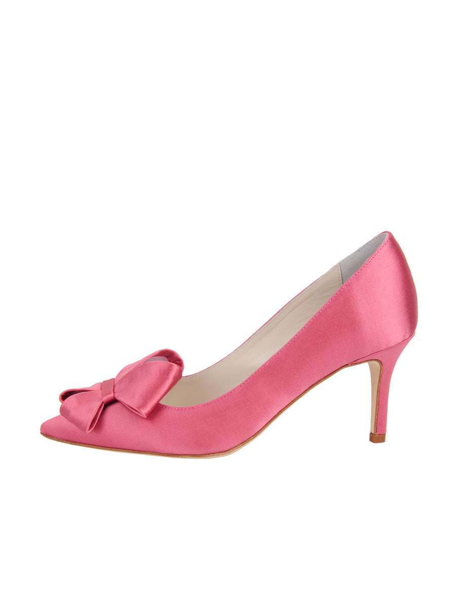 Caitlin Pointed Toe Pump Satin