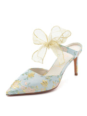 Elvie Pointed Toe Pump Brocade