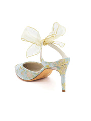 Elvie Pointed Toe Pump Brocade