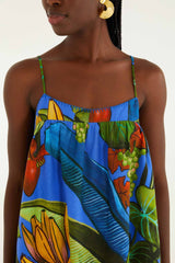 Blue Banana Grapes Blouse