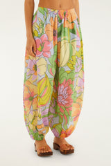 Multicolor Spring Affair  Balloon Pants