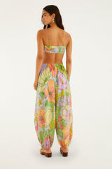 Multicolor Spring Affair  Balloon Pants